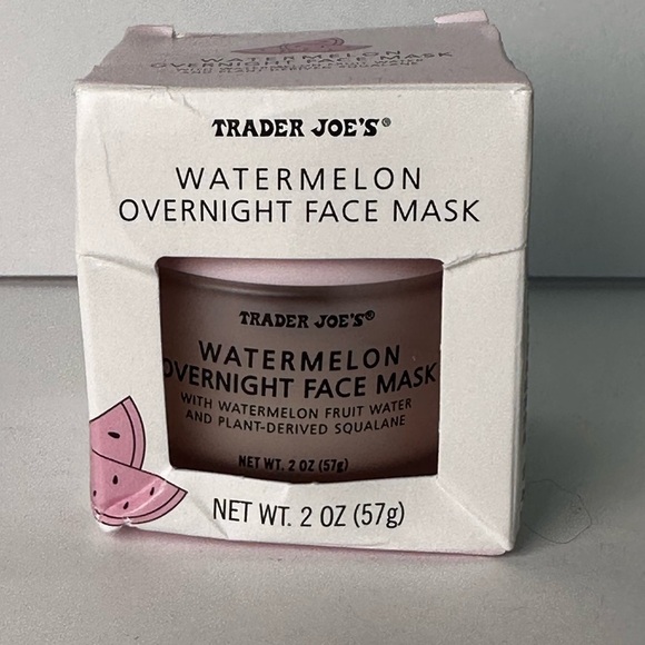 🆕 TRADER JOE’S Watermelon Overnight Face Mask 2 Oz NIB - Picture 3 of 8